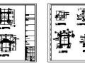 四角休闲凉亭施工详图