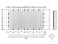 健身活动中心游泳馆屋面钢网架施工图