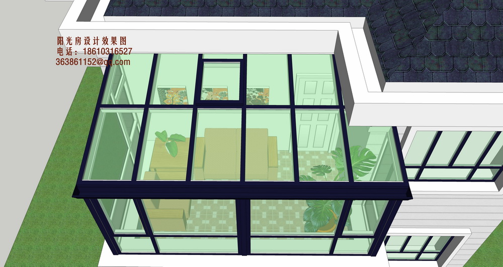 [分享]露台单坡式阳光房设计方案