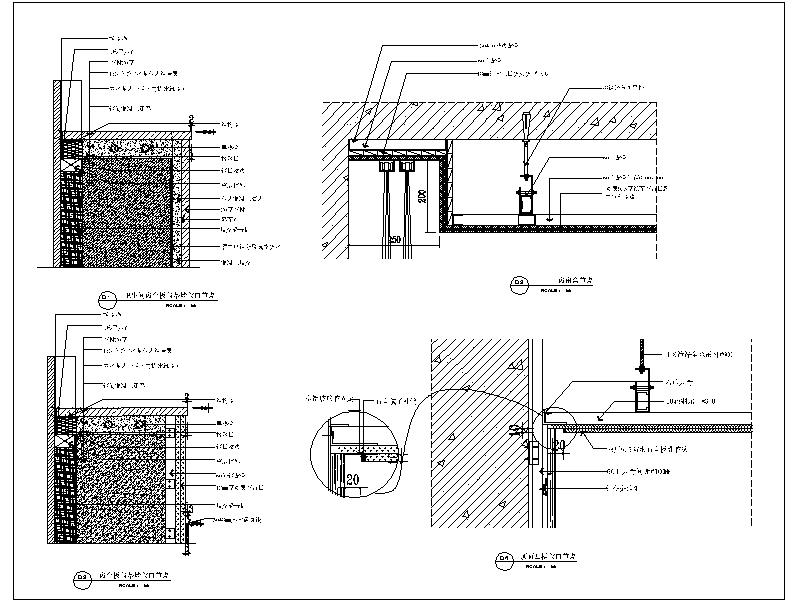 墙面石材与乳胶漆收口详图-室内节点详图-筑龙室内设计论坛
