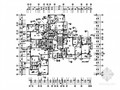 高层住宅一梯四风车型户型图（带入户花园）