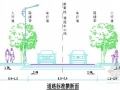 [广东]城市支路加铺罩面路面修复设计图26张（含人行道 交通工程）
