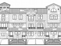 [惠东]某三层6、7、8、9、10号B型联排别墅建筑结构水暖电施工图