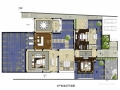 [海南]热带高档海滨型新中式双层别墅室内设计方案图