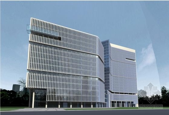 [惠州]现代化框剪结构政府高层办公楼建筑设计方案文本