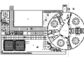 [南通]中式豪华酒店餐饮空间设计施工图(含效果图)