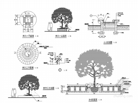 [施工图]公园,广场,景亭,小区道路路面各式铺装做法(268张)