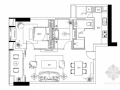 [广州]高档公寓式管理商住楼现代风格两居室装修图