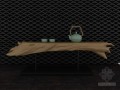 木质茶桌3D模型下载