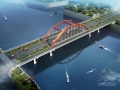 [江西]下承式钢管混凝土系杆拱桥改造设计施工图50张（含人行通道 桥侧道路）