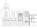 [宁夏]三层伊斯兰风格框架结构商业广场建筑施工图（含效果图）
