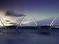 北京冬奥会景观桥设计——五环廊桥