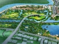[安徽]城市滨河公园景观规划方案（国内著名设计机构）