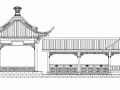 古建长廊建筑施工图