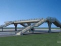 80m钢结构连续梁人行天桥施工方案（64页）