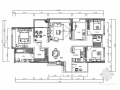 [徐州]高端景观社区简欧风格五居室样板房装修施工图（含效果）