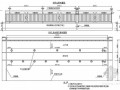 76m预应力混凝土铰接斜腿刚构人行道栏杆及泄水管平面布置节点详图