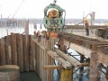 自锚式悬索桥主墩浅覆盖层钢板桩围堰施工技术