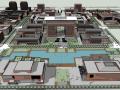 西安交通大学社会科学研究院+行政中心红砖建筑模型设计