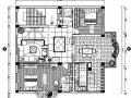 现代简约风格复式楼室内CAD设计施工图（含效果图）
