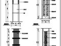 某装饰栏杆施工节点构造详图（多款）