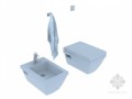 卫生间洁具3D模型下载