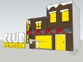 休闲俱乐部建筑SketchUp模型下载