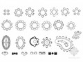 全套餐桌平面CAD图块下载