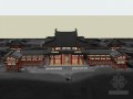 中式古典建筑SketchUp模型下载