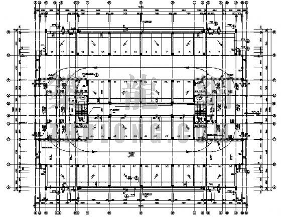 四层停车楼建筑施工图