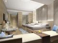 BLD-中国江阴澄星万豪酒店客房设计方案+效果图+CAD平面图
