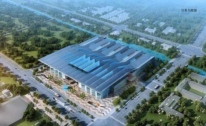 江苏汽车西站鸟瞰图