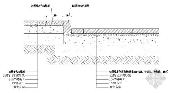 广场铺装大样图6