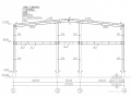 局部三层门式刚架厂房结构施工图(带气楼、吊车梁)