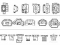 超全家装平面CAD图块下载