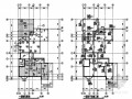 [南京]框架结构高档别墅结构施工图（10套图纸 三层）