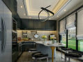 美式风格厨房餐厅3D模型