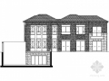 [江苏]某小区二层双拼新古典风格别墅建筑施工图