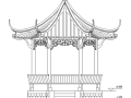 中国古建八角亭施工图