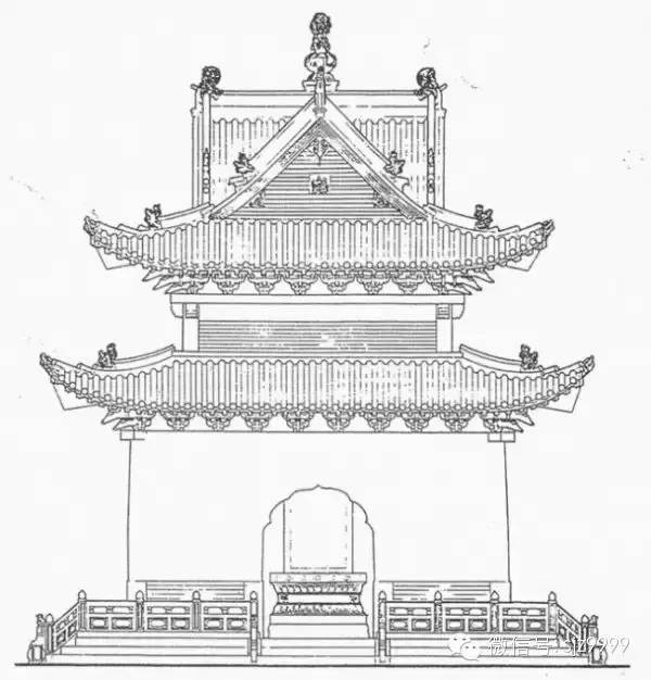 [分享]中国古典建筑线稿