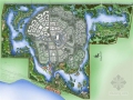 [山东]城市生态文化综合性湿地公园景观规划设计方案