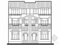 某三层双拼别墅建筑方案图（200平方米）