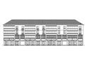 [浙江]四层新中式风格坡屋顶小镇建筑施工图（含多套方案）