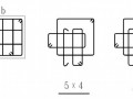 芯柱配筋构造矩形箍筋复合形式