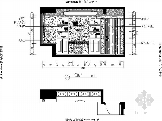 家具布置图,立面索引图;立面图(客厅,主卧,长辈房,小孩房,过道,洗衣