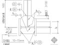 某变截面工字形边柱的工厂拼接及当框架梁与柱刚性连接时柱中设置水平加劲肋的节点构造详图