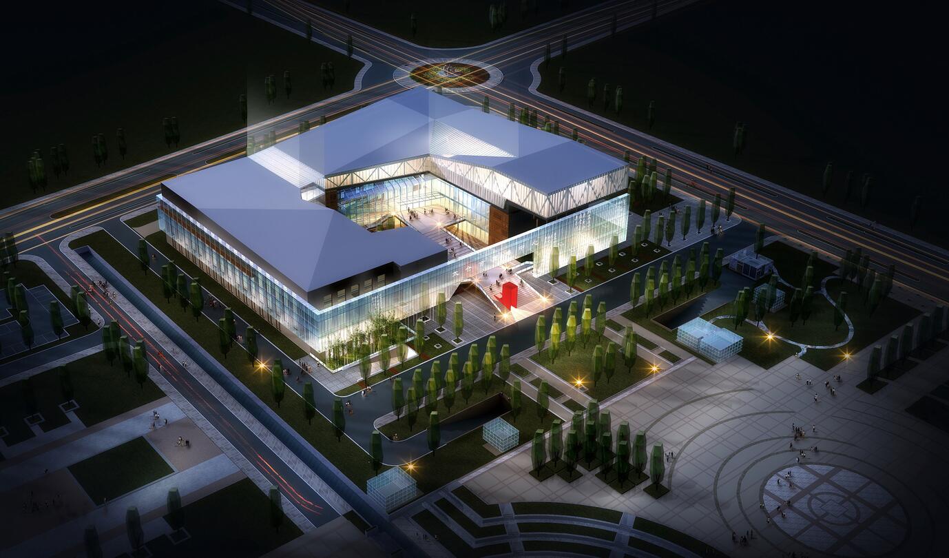 太仓图博中心文体建筑方案文本(cad 文本).