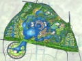 [浙江]“涟漪”为主题的现代休闲公园景观规划设计方案