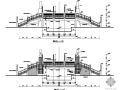 某大型小区内人行桥施工大样图