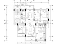 [广东]矩阵纵横Matrix-深圳前海时代A户型三居室样板房精装施工图+官方摄影